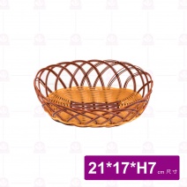 BH-025-1三線網型麵包籃 大 21x17x7cm