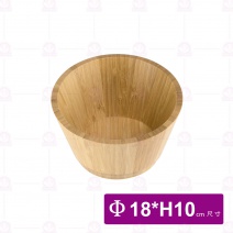 【菊川本味】斜口拚竹圓盤 18xH10cm