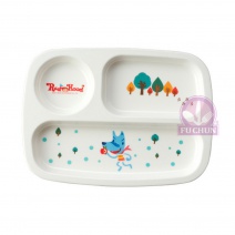 【Shunta金順代】小紅帽 18002-B 三格餐盤 (12入/盒)