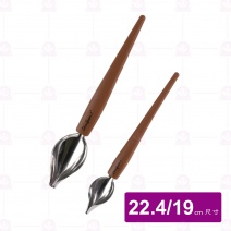 裝飾湯匙筆-矽膠柄湯匙筆組 (2入組) 大小各一