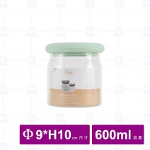 SK910矽膠密封罐-綠 Φ9xH10cm/600ml