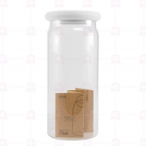 SK923矽膠密封罐-白 Φ9xH23cm/1400ml