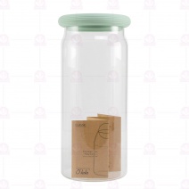 SK923矽膠密封罐-綠 Φ9xH23cm/1400ml