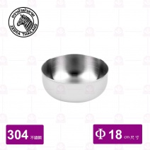 【斑馬 ZEBRA 】 304不鏽鋼調理碗 18cm