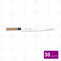 【六協刀具】生魚片刀(橡膠手柄傳統)-鉬釩鋼 30cm