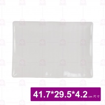 【LihTay】6022 長方盤-乳白 41.7x29.5x4.2cm