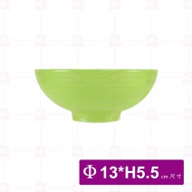 【大同磁器】色釉碗 淺綠色Φ13xH5.5cm
