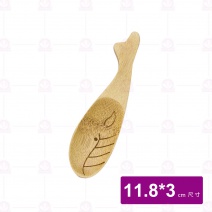 【菊川本味】動物款竹匙-大魚