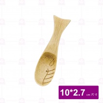 【菊川本味】動物款竹匙-小魚