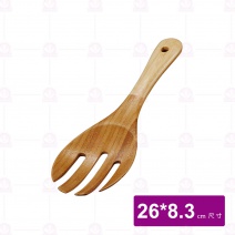 【菊川本味】雙色三叉竹飯杓26x8.3cm