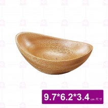 【菊川本味】桃木碟-船型