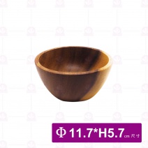 【菊川本味】櫻桃木碗 Φ11.7xH5.7cm