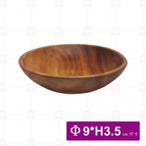 【菊川本味】櫻桃木碟-凹底深圓
