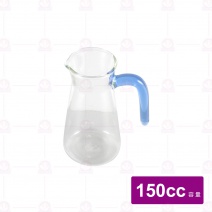 T-BL-002-1聞香玻璃茶海(寬口藍把)