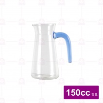 T-BL-002-1聞香玻璃茶海(寬口藍把)