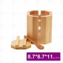 【菊川本味】松木調味桶8.7x8.7x11cm