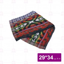 【菊川本味】圖騰提花方巾29x34cm-10兩/12入