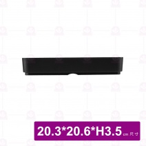 YM1723方型疊肉盤(ABS) 黑色