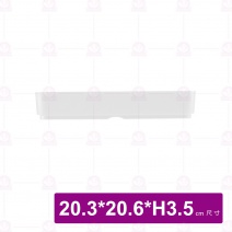 YM1723方型疊肉盤(ABS) 白色