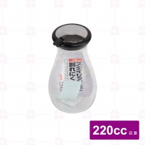 耐熱調味瓶220cc-黑蓋