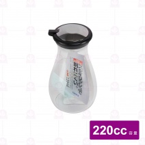 耐熱調味瓶220cc-黑蓋