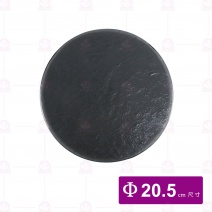 琉璃岩面圓平板-黑 NFL-20i-BK