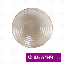 窯燒玻璃圓型深缽-浮脈 FL-0708-48-C