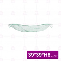 窯燒玻璃四方翹盤-漂 FL-0202