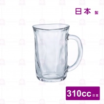 【日本ADERIA】手仿陶附柄啤酒杯  310cc (3入/盒)