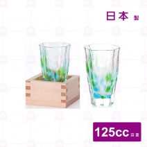【日本津輕】 DF-71356 手作清酒杯-萌綠(含木盒)