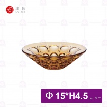 【日本津輕】手作水月金鑽缽