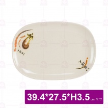 【LihTay】長方盤306-7 一番花(12入/盒)