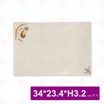 【LihTay】長方盤6020 一番花(12入/盒)