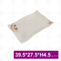 【LihTay】長方盤6019 一番花(12入/盒)