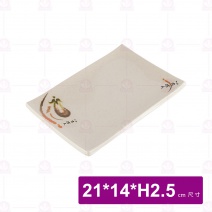 【LihTay】34方形燒物皿 一番花(12入/盒)