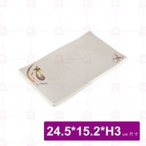 【LihTay】LT98I 長方燒盤  一番花(12入/盒)