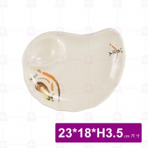 【LihTay】51A茄子盤     一番花(12入/盒)