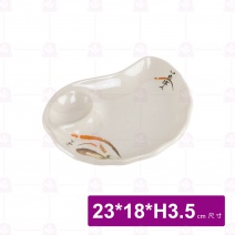 【LihTay】51A茄子盤     一番花(12入/盒)