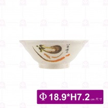【LihTay】76A中缽(拉麵)碗 一番花(12入/盒)