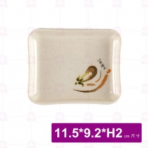 【LihTay】方形小菜盤8015 一番花(24入/盒)