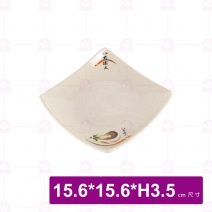 【LihTay】039四方菜盤   一番(24入/盒)