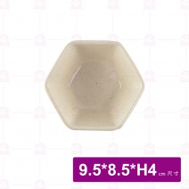 【LihTay】19 六角碟子   一番(36入/盒)