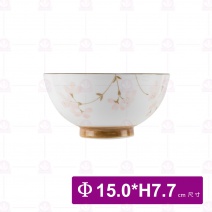 花映6吋湯碗 Φ15xH7.7cm
