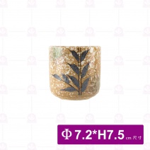 蘆葦2.8吋羅紋直身杯 Φ7.2xH7.5cm