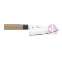 【六協刀具】出刃刀(橡膠手柄傳統)-鉬釩鋼 15cm 刃長1