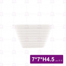 【全國磁器】磁白四方小缽(J29)