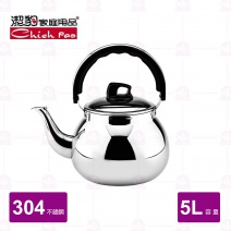 【潔豹】華麗#304琴音茶壺 5L