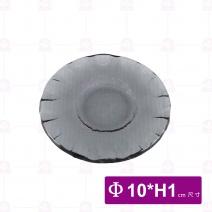 FL-0735-BK 窯燒海浪圓皿-黑 10xH1cm