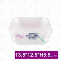 【LihTay】25 八角小缽 旭日花 13.5x12.5x5.5cm(12入/