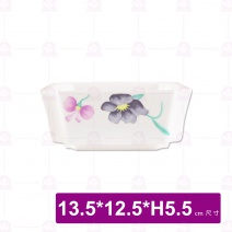 【LihTay】25 八角小缽 旭日花 13.5x12.5x5.5cm(12入/